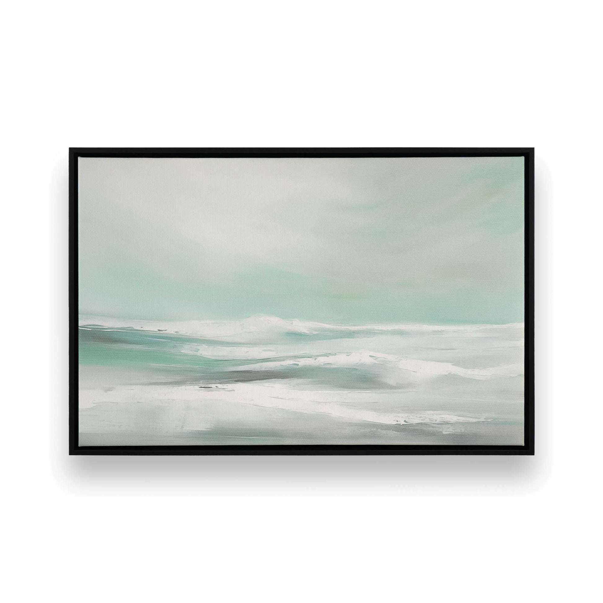 [Color:Satin Black], Picture of art in a Satin Black frame