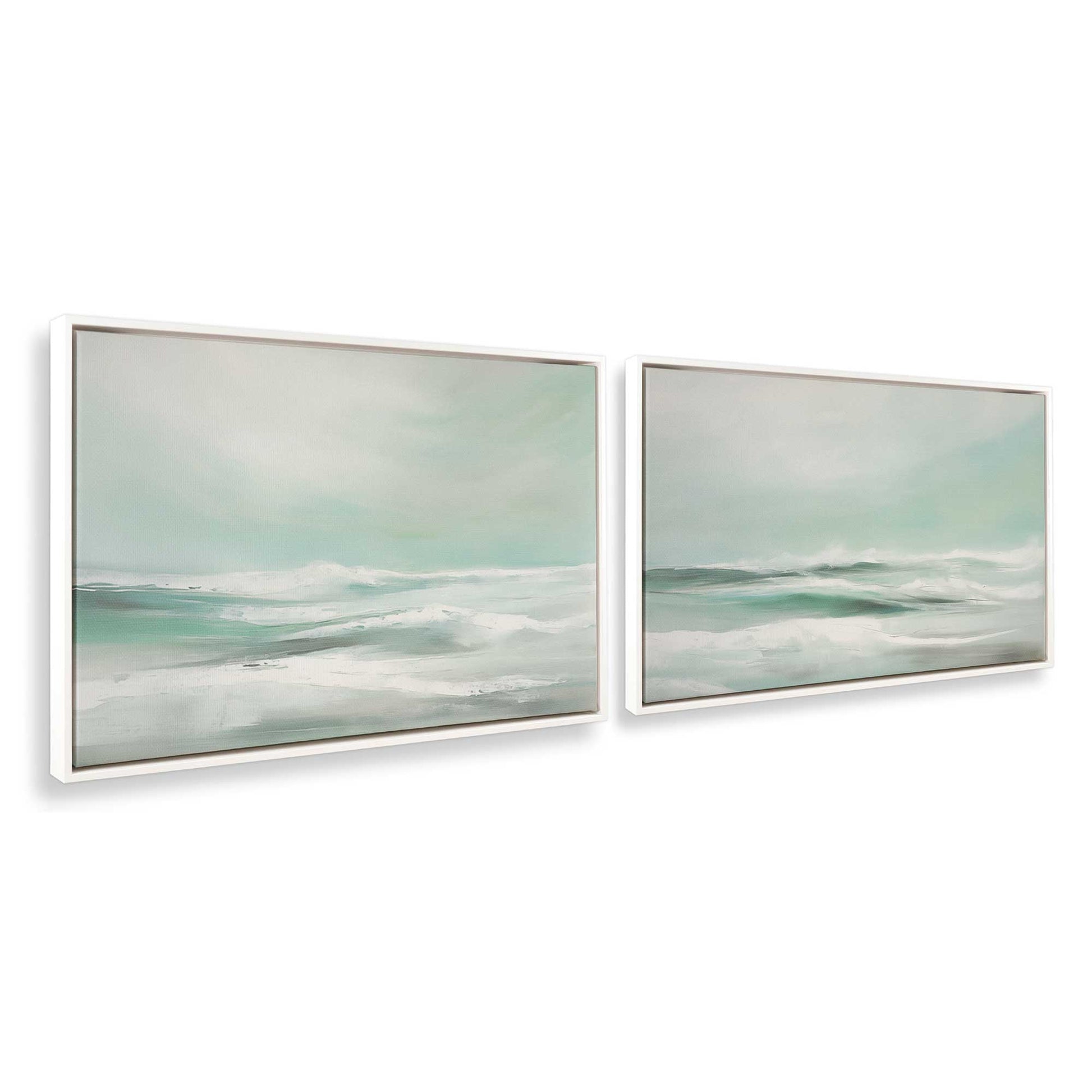 [Color:Satin Black], Picture of art in a Satin Black frame at an angle