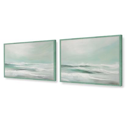 [Color:Lemon Grass], Picture of art in a Lemon Grass frame at an angle