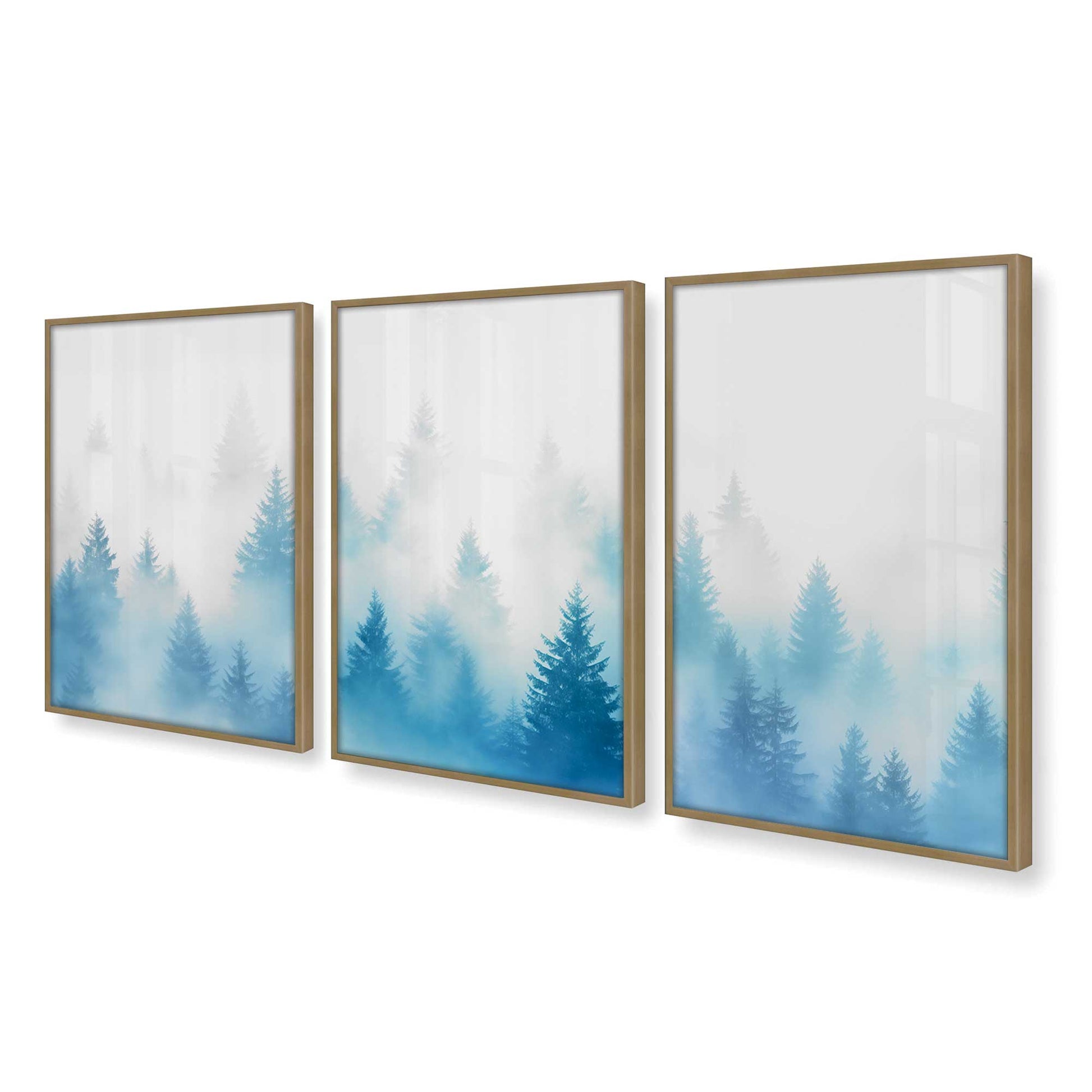 [Color:Brushed Gold], Picture of art in a Brushed Gold frame of the corner