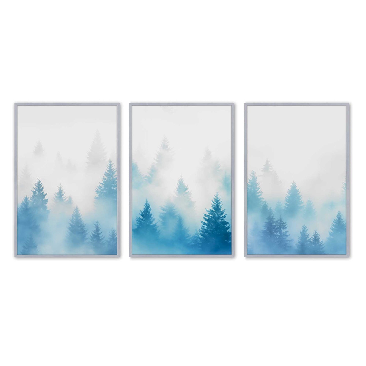 [Color:Polished Chrome], Picture of art in a Polished Chrome frame at an angle