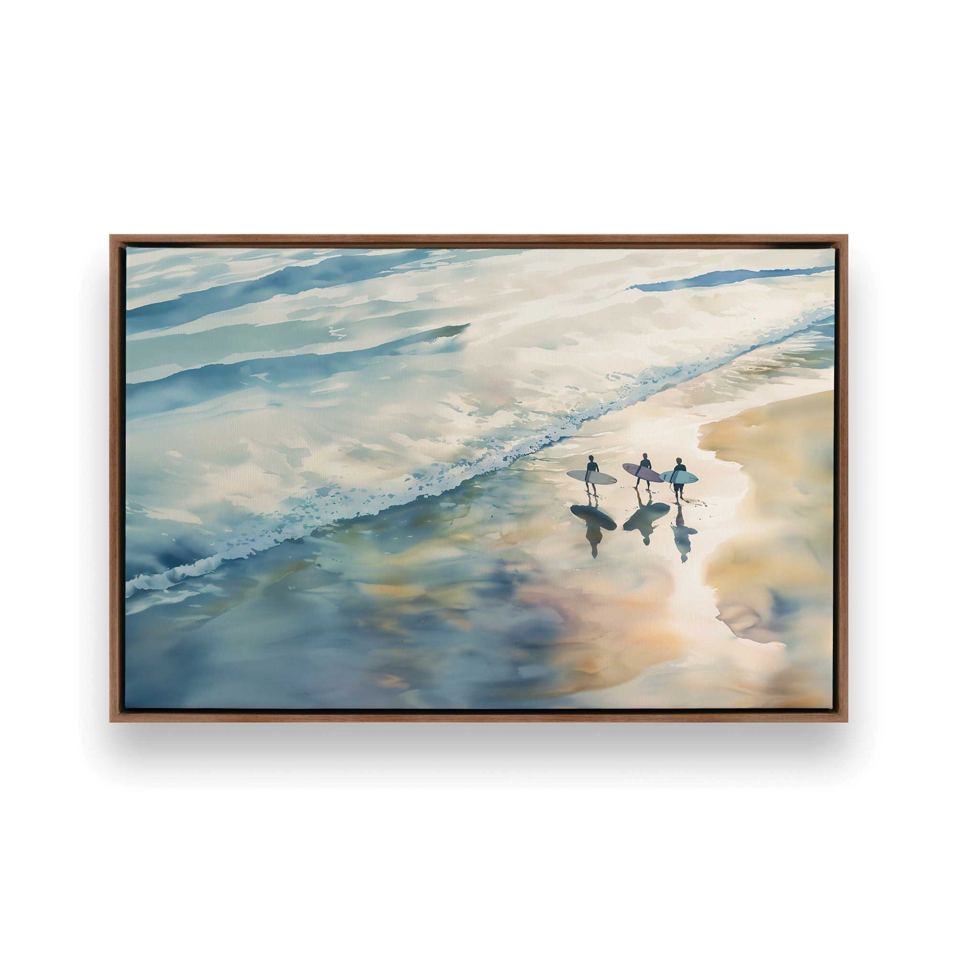 [Color:Walnut], Picture of art in a Walnut frame
