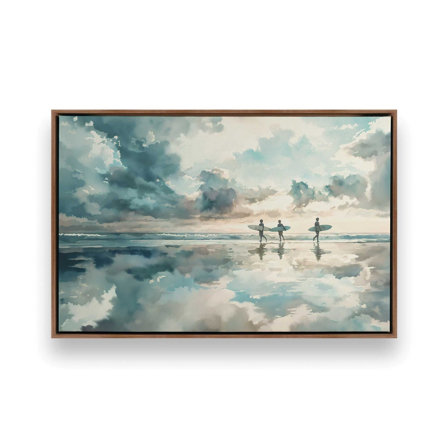 [Color:Walnut], Picture of art in a Walnut frame