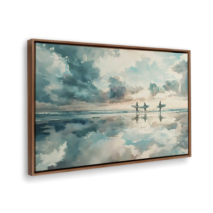 [Color:Walnut], Picture of the corner of the art