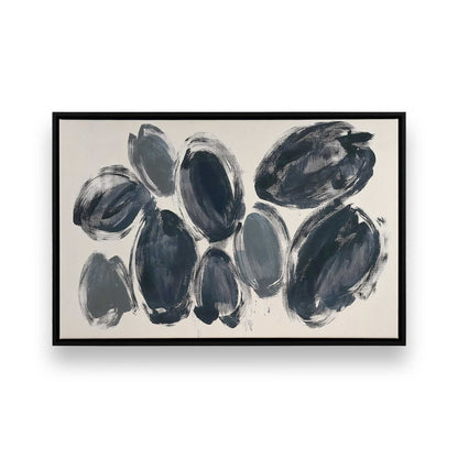 [Color:Satin Black], Picture of art in a Satin Black frame