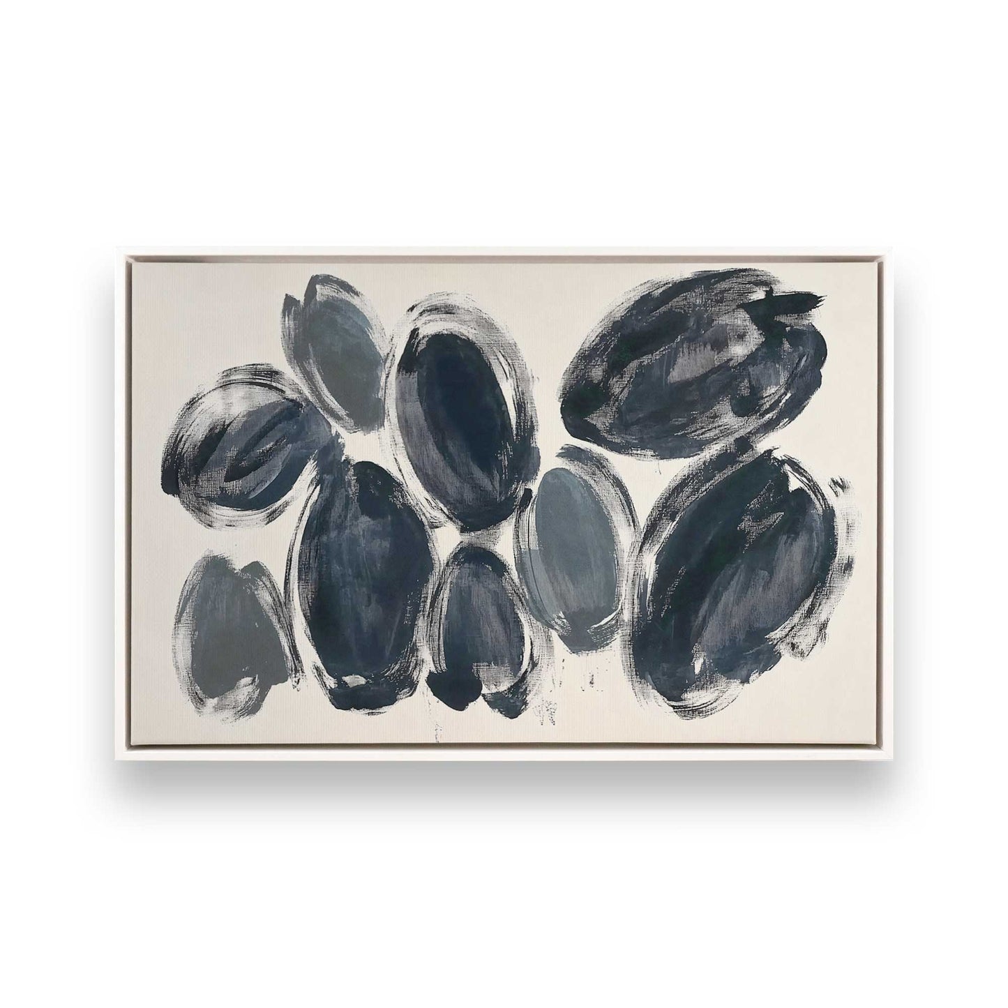 [Color:Opaque White], Picture of art in a White frame