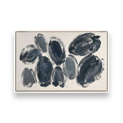 [Color:Opaque White], Picture of art in a White frame