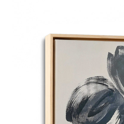 [Color:American Maple], Picture of art in a American Maple frame at an angle