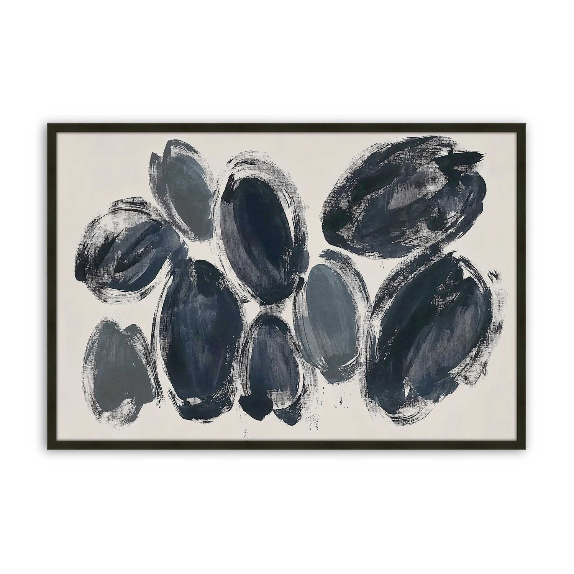 [Color:Satin Black], Picture of art in a Satin Black frame