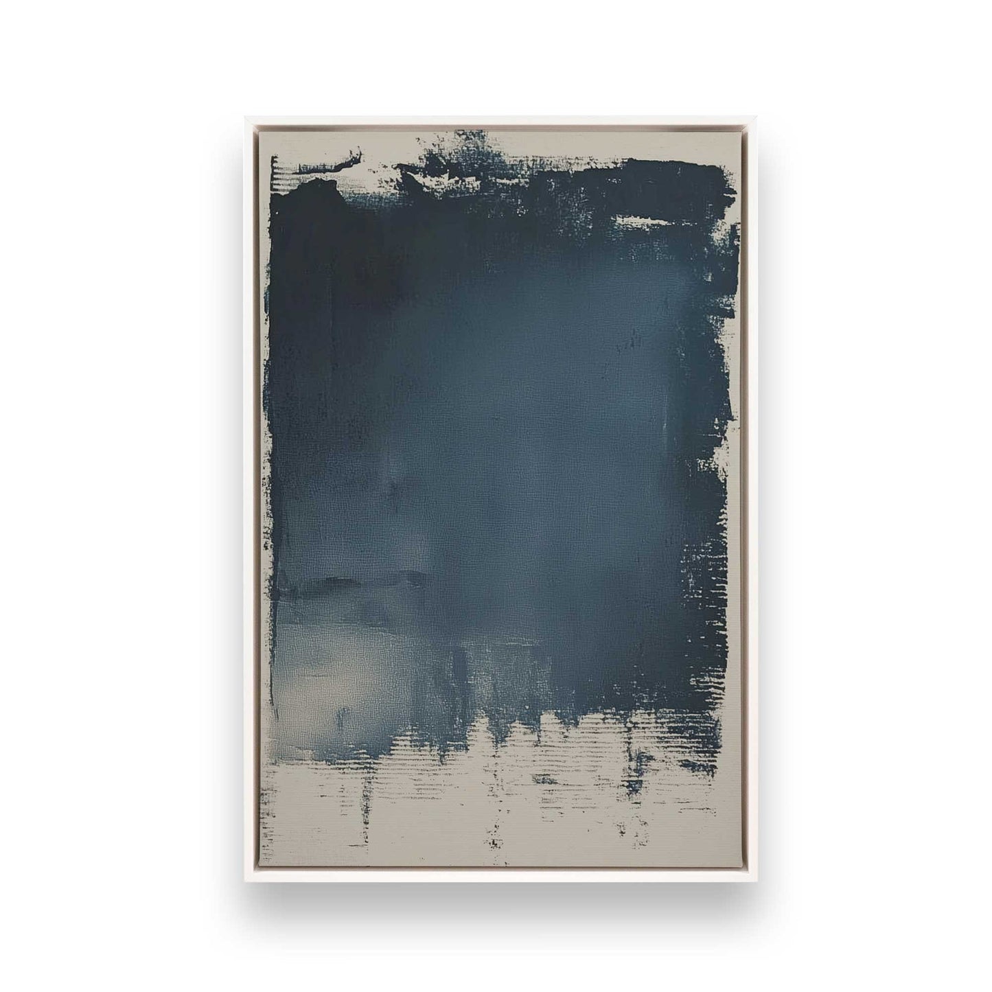 [Color:Opaque White], Picture of art in a White frame