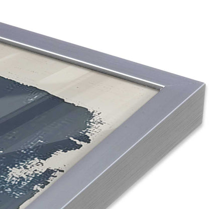[Color:Polished Chrome], Picture of art in a Polished Chrome frame at an angle