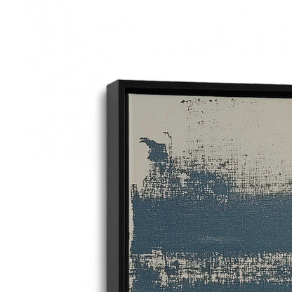 [Color:Satin Black], Picture of art in a Satin Black frame at an angle