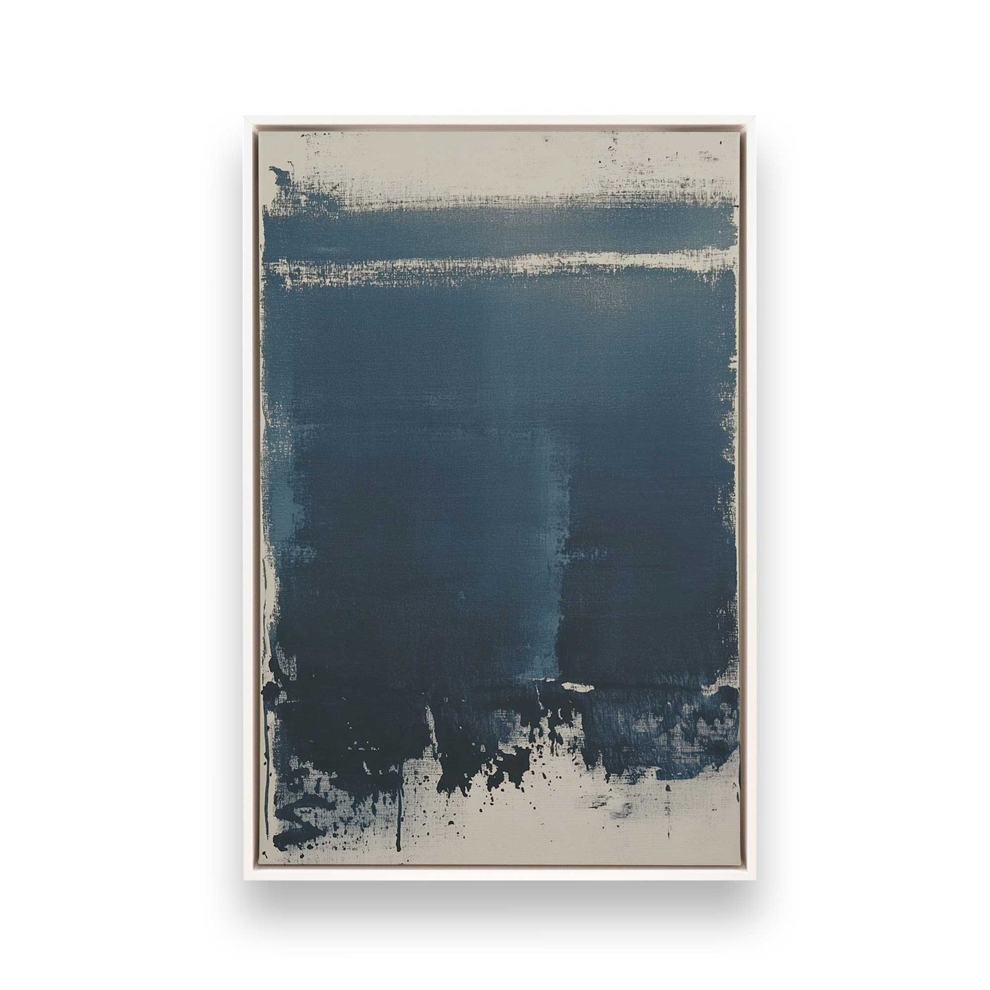 [Color:Opaque White], Picture of art in a White frame