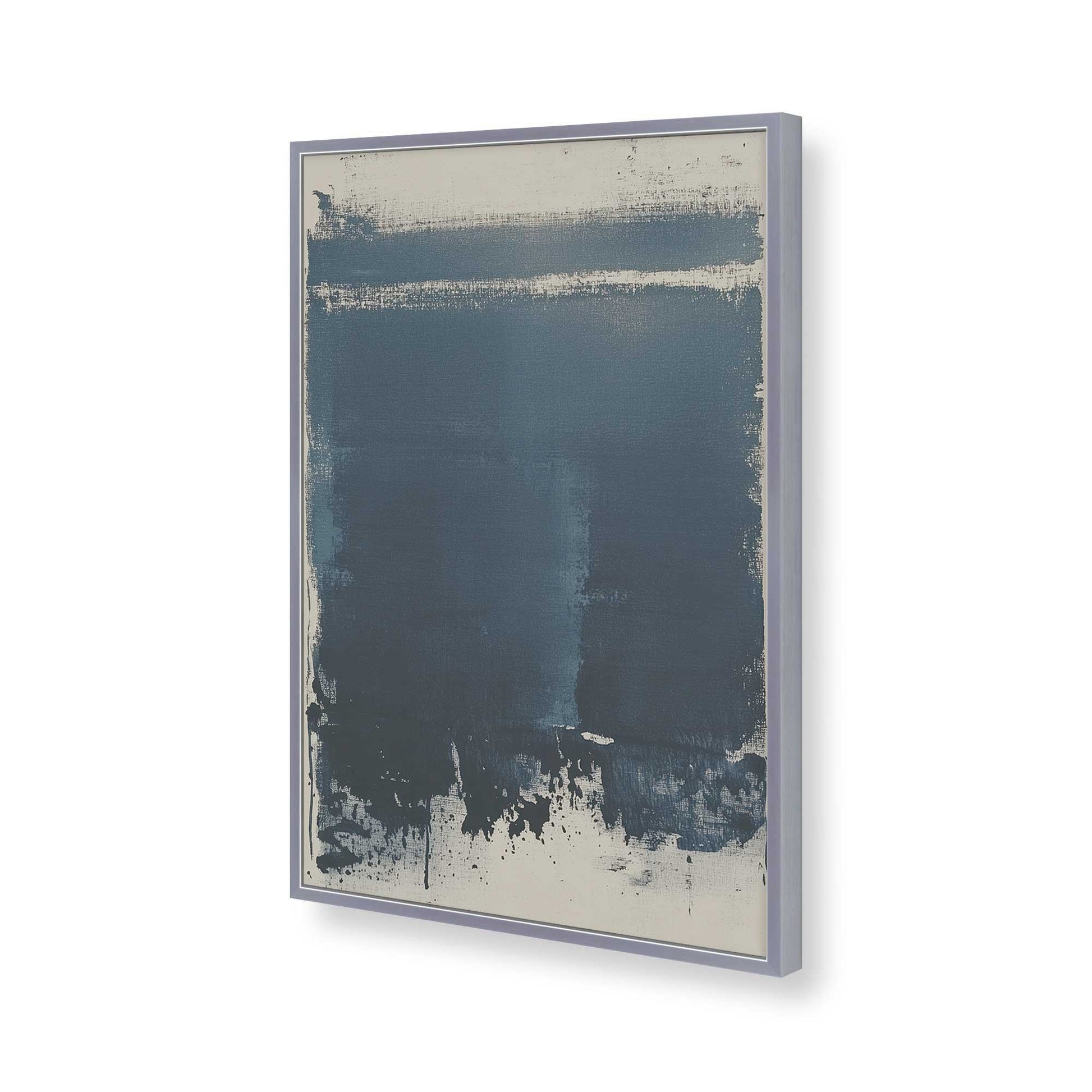 [Color:Polished Chrome], Picture of art in a Polished Chrome frame of the corner