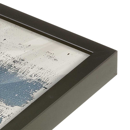 [Color:Satin Black], Picture of art in a Satin Black frame at an angle