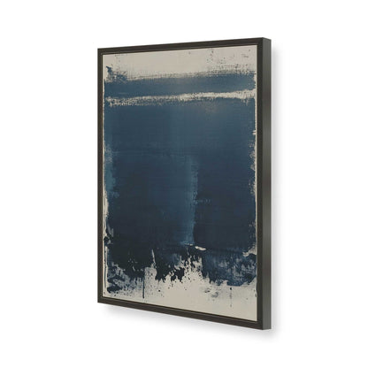 [Color:Satin Black], Picture of art in a Satin Black frame of the corner