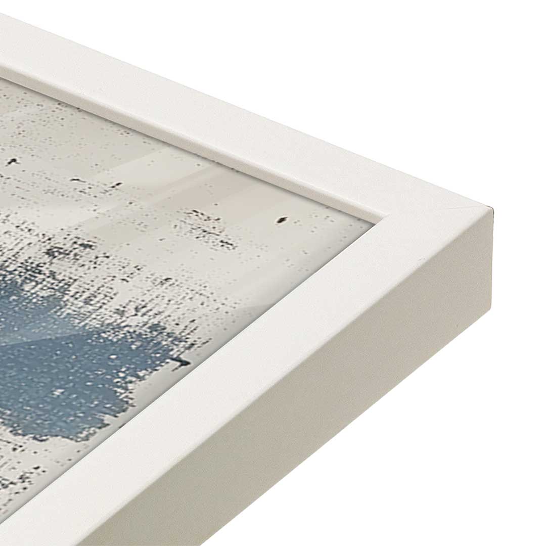 [Color:Opaque White], Picture of art in a Opaque White frame at an angle