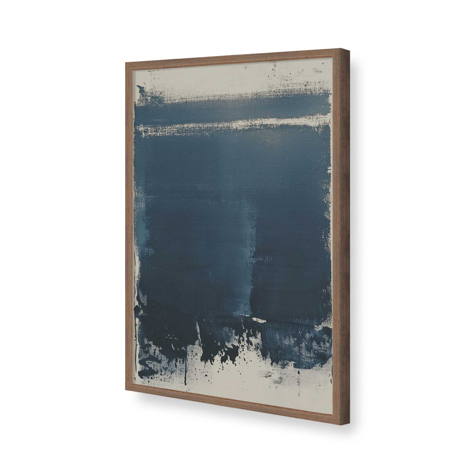 [Color:Walnut], Picture of art in a Walnut frame of the corner