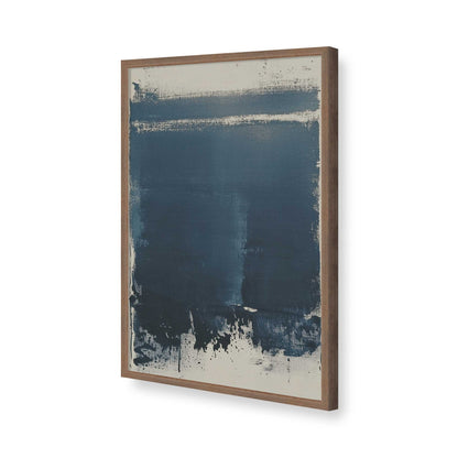 [Color:Walnut], Picture of art in a Walnut frame of the corner