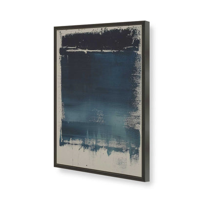 [Color:Satin Black], Picture of art in a Satin Black frame of the corner