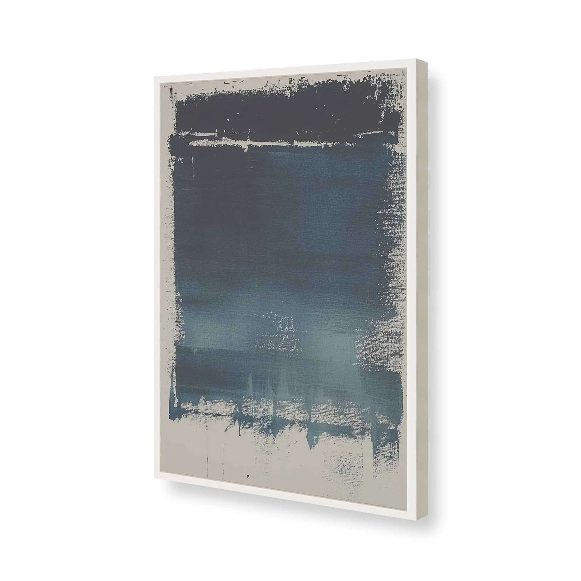 [Color:Opaque White], Picture of art in a Opaque White frame of the corner