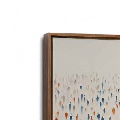[Color:Walnut], Picture of art in a Walnut frame at an angle
