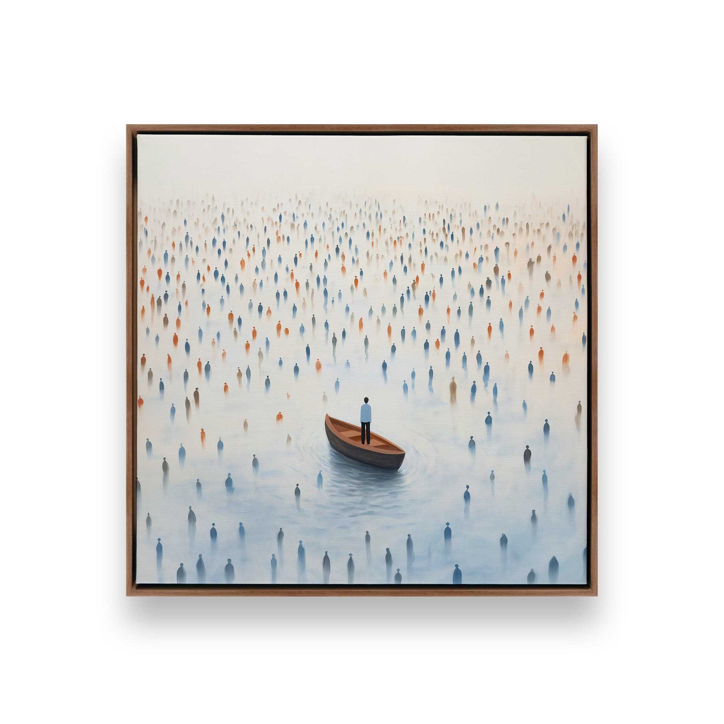 [Color:Walnut], Picture of art in a Walnut frame