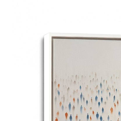 [Color:Opaque White], Picture of art in a White frame at an angle