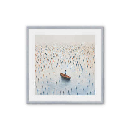 [Color:Polished Chrome], Picture of art in a Polished Chrome frame