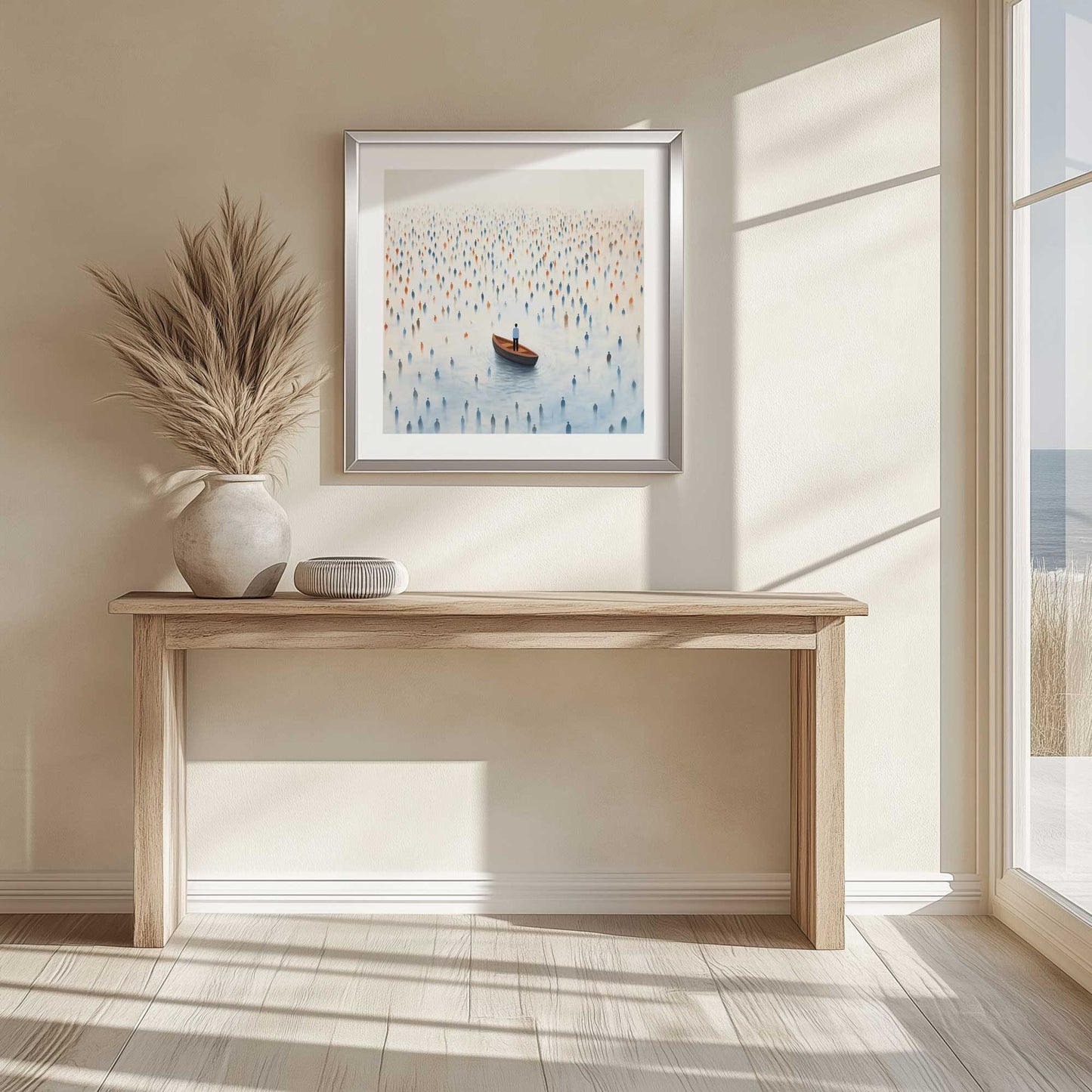 Picture of art in a room