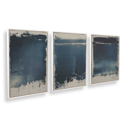 [Color:Opaque White], Picture of art in a White frame at an angle