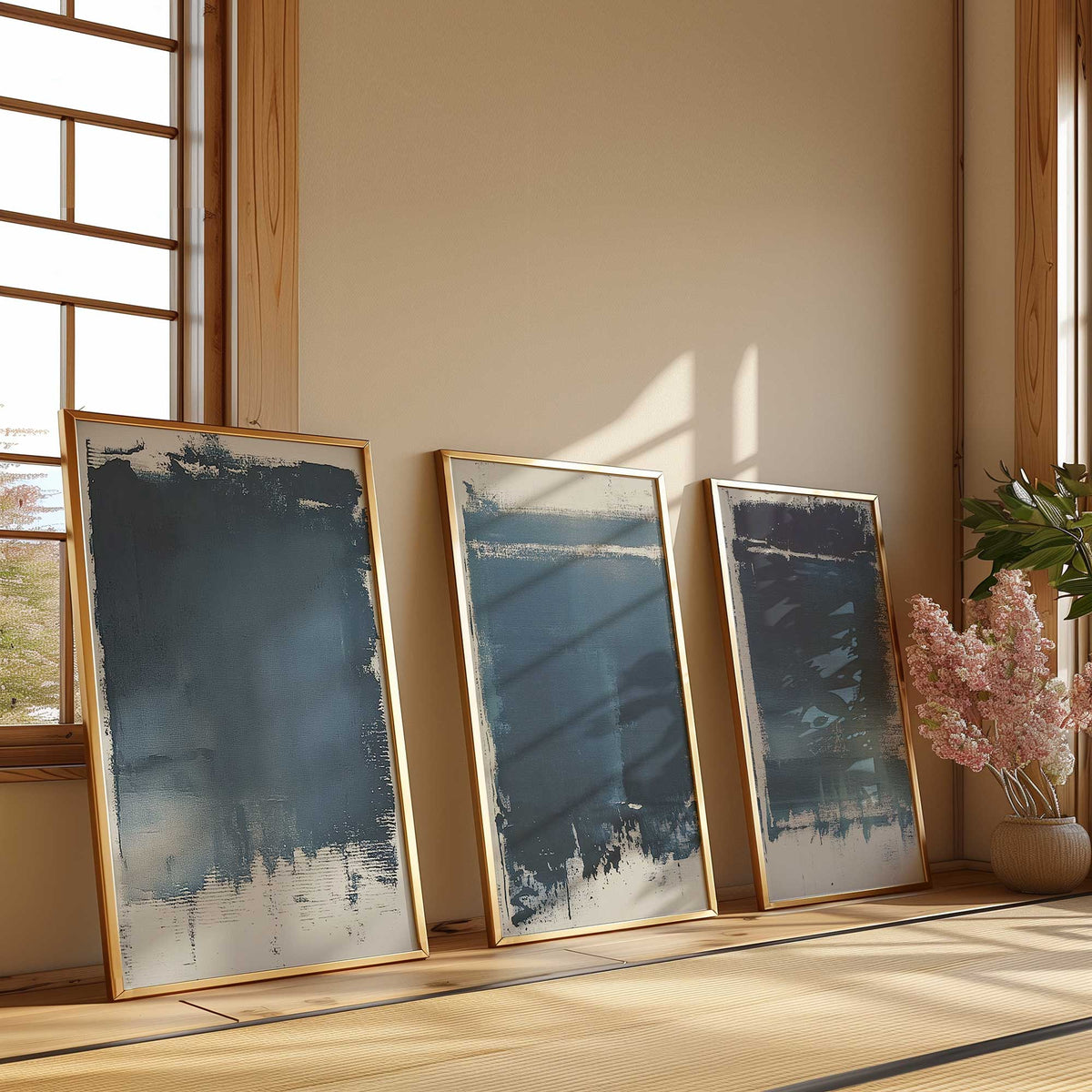 [Color:Opaque White], Picture of art in an Opaque White frame