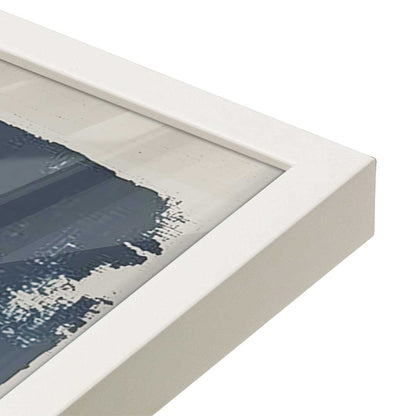 [Color:Opaque White], Picture of art in an Opaque White frame of the corner