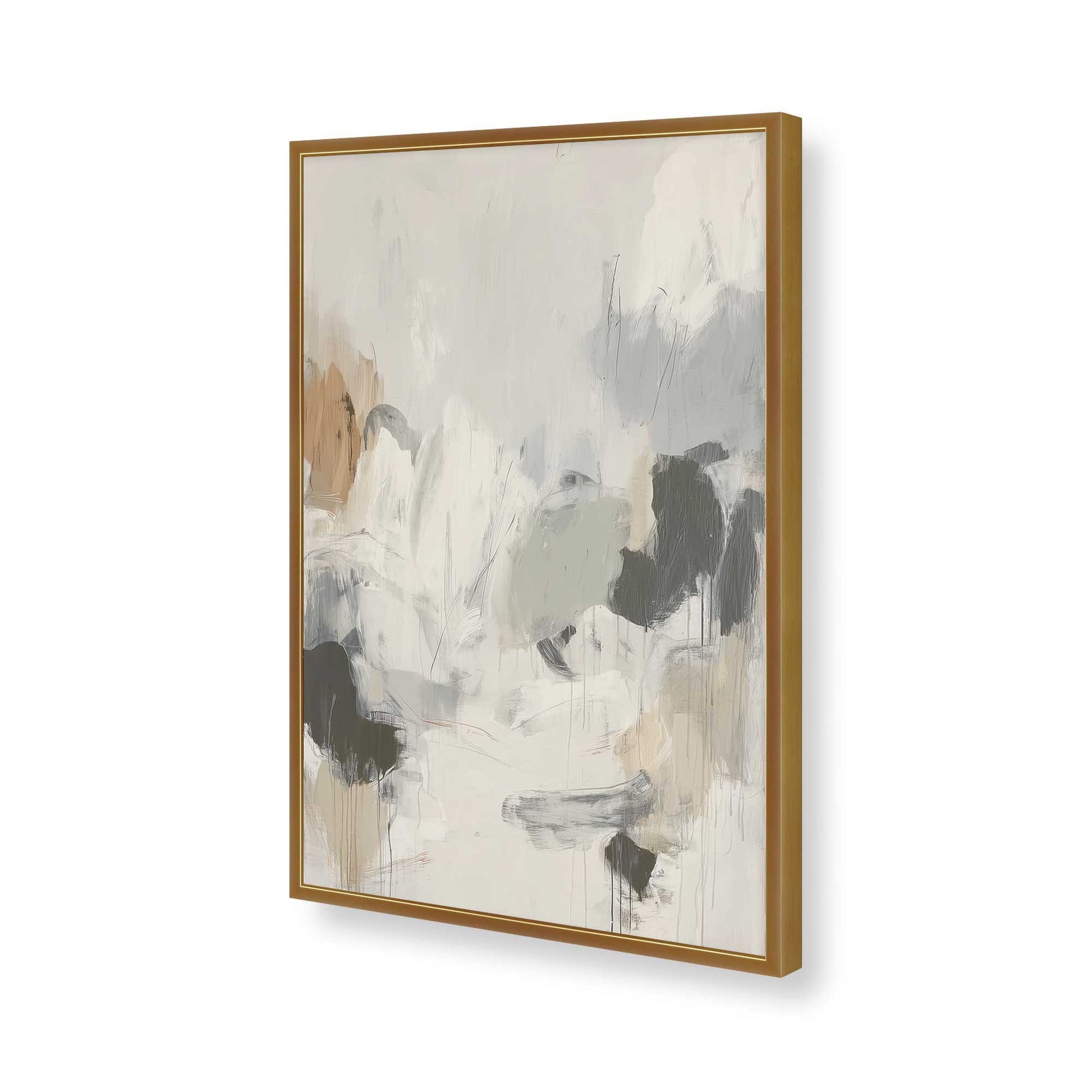 [Color:Polished Gold], Picture of art in a Polished Gold frame of the corner
