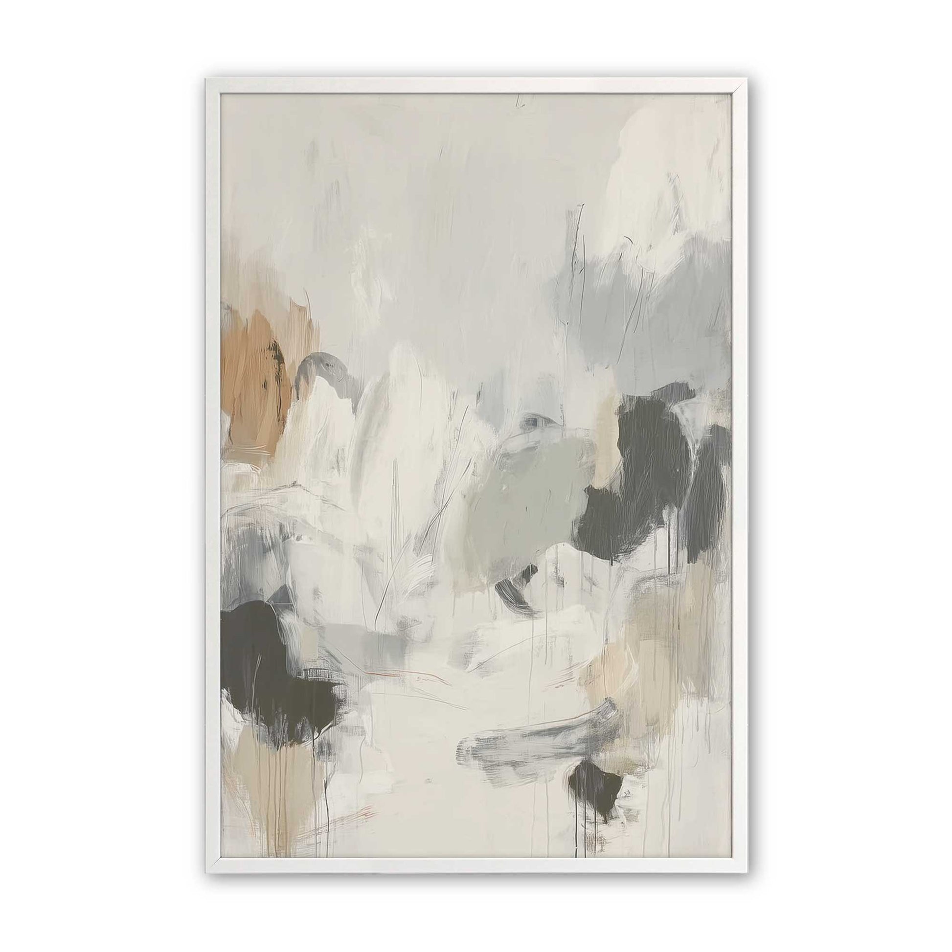 [Color:Opaque White], Picture of art in a Opaque White frame
