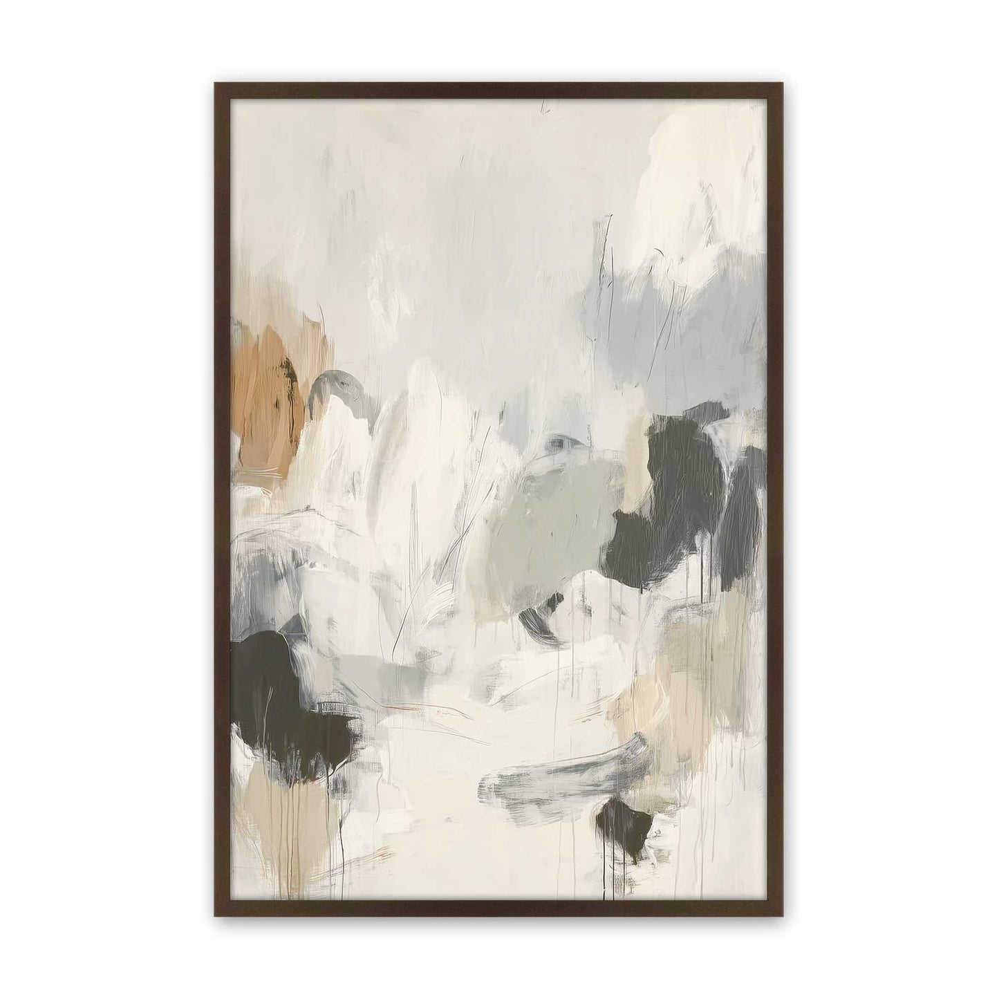 [Color:Belvinder Brown], Picture of art in a Belvinder Brown frame