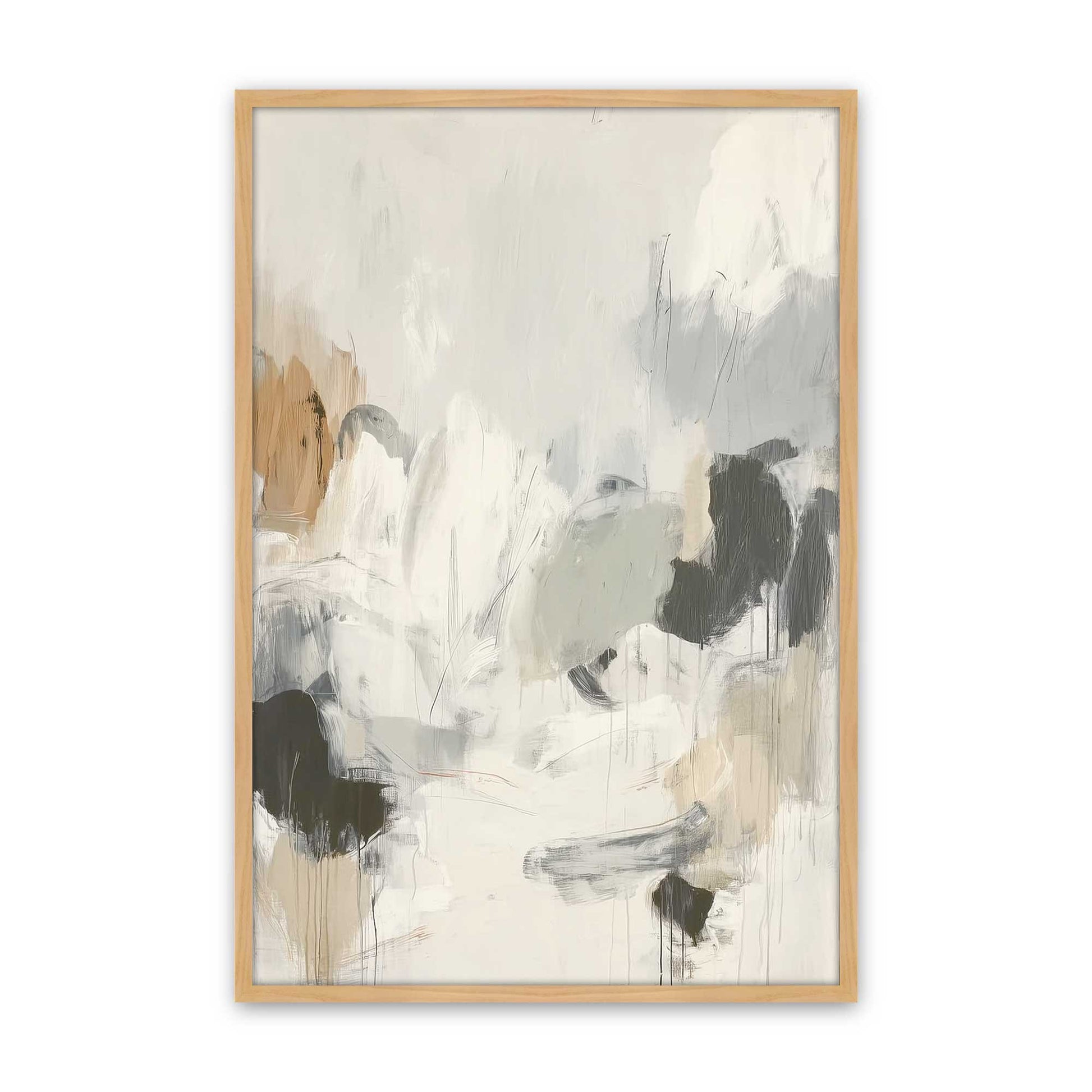 [Color:American Maple], Picture of art in a American Maple frame