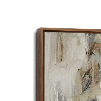 [Color:Walnut], Picture of art in a Walnut frame at an angle