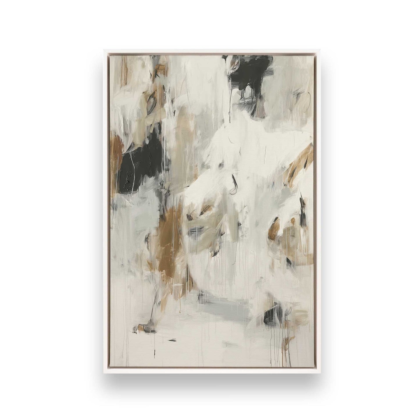 [Color:Opaque White], Picture of art in a White frame