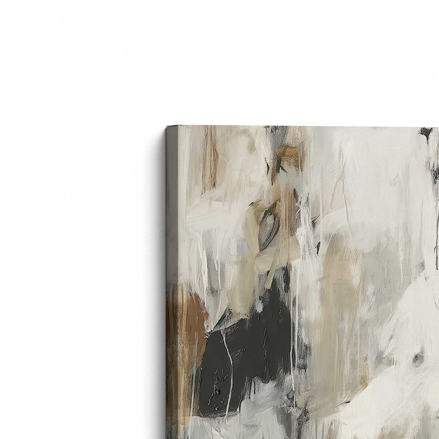 [Color:Stretched Canvas], Picture of the corner of the art