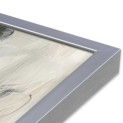 [Color:Polished Chrome], Picture of art in a Polished Chrome frame at an angle
