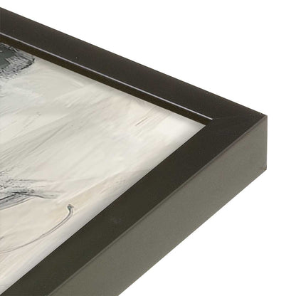 [Color:Satin Black], Picture of art in a Satin Black frame at an angle
