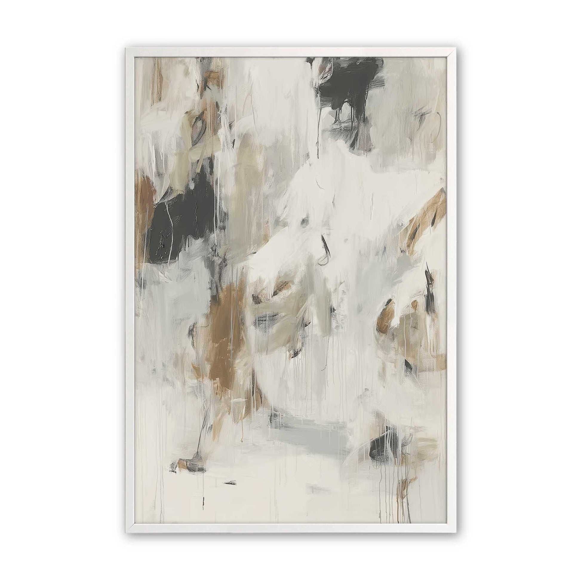 [Color:Opaque White], Picture of art in a Opaque White frame