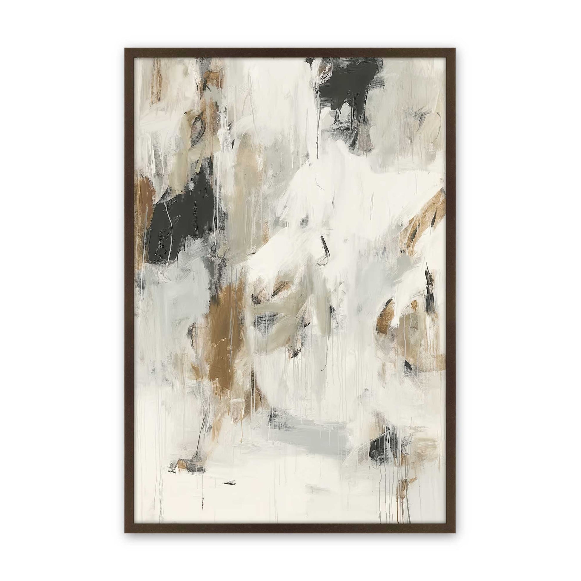 [Color:Brown], Picture of art in a Brown frame