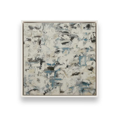 [Color:Opaque White], Picture of art in a White frame