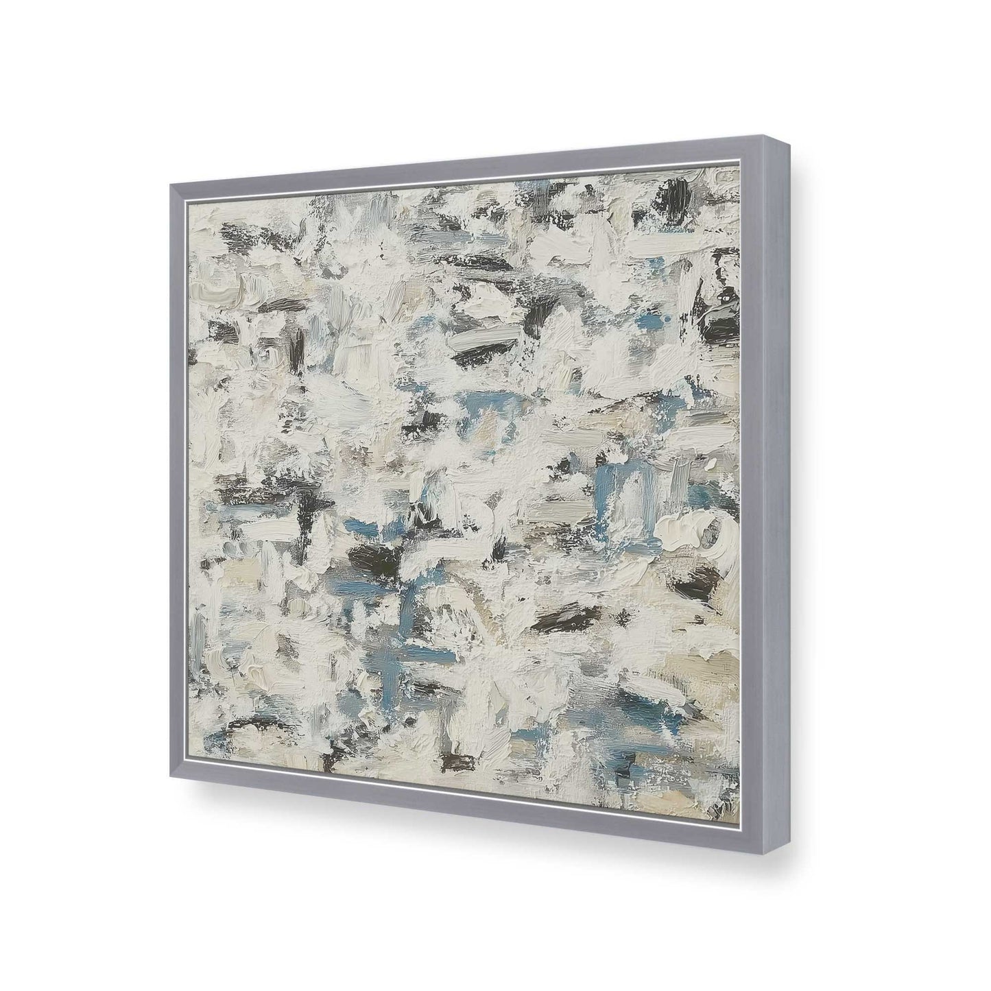 [Color:Polished Chrome], Picture of art in a Polished Chrome frame of the corner