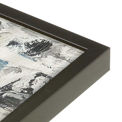 [Color:Satin Black], Picture of art in a Satin Black frame at an angle