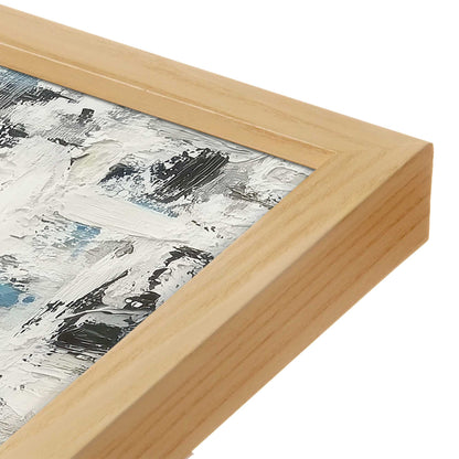 [Color:American Maple], Picture of art in a American Maple frame at an angle