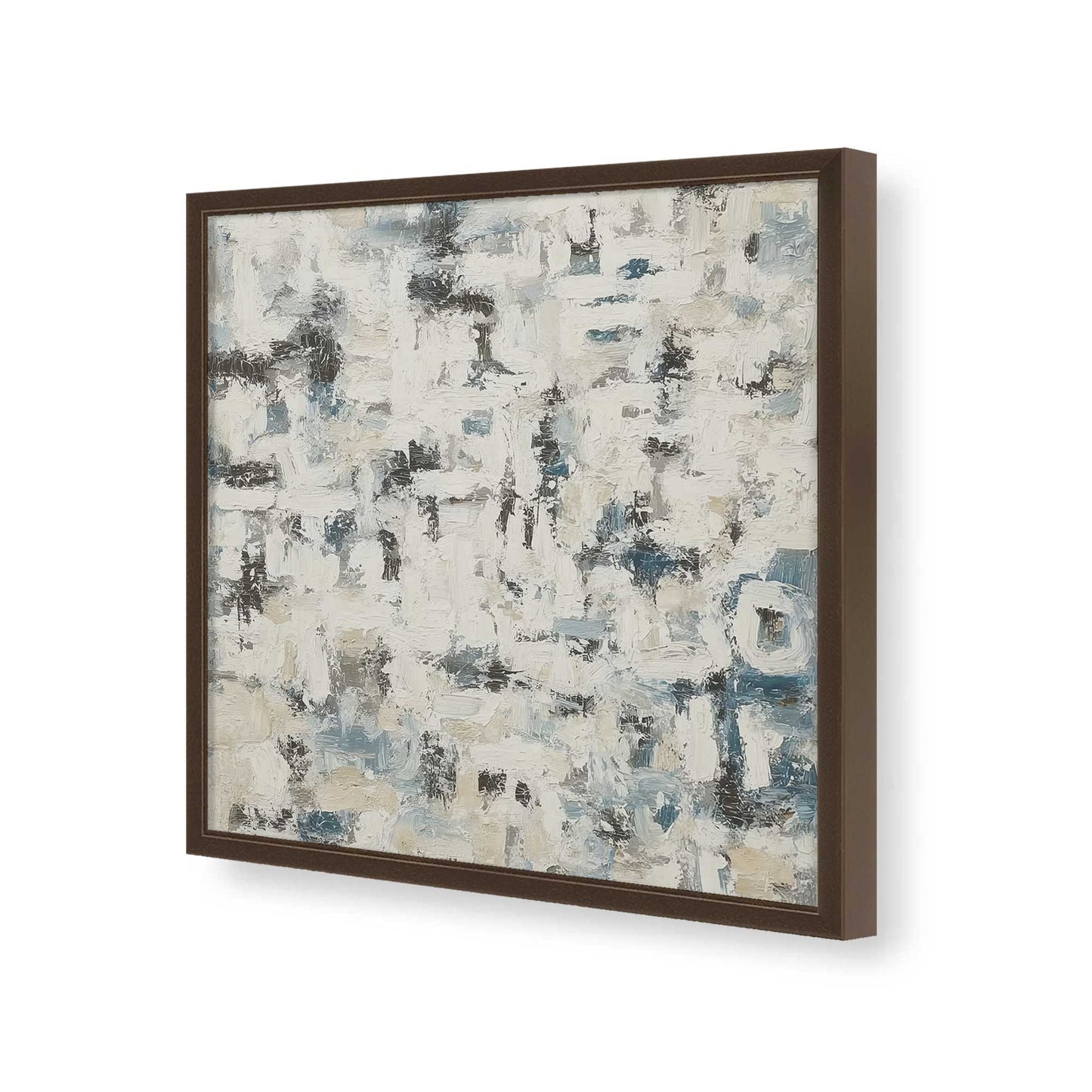 [Color:Espresso], Picture of art in a Espresso frame of the corner