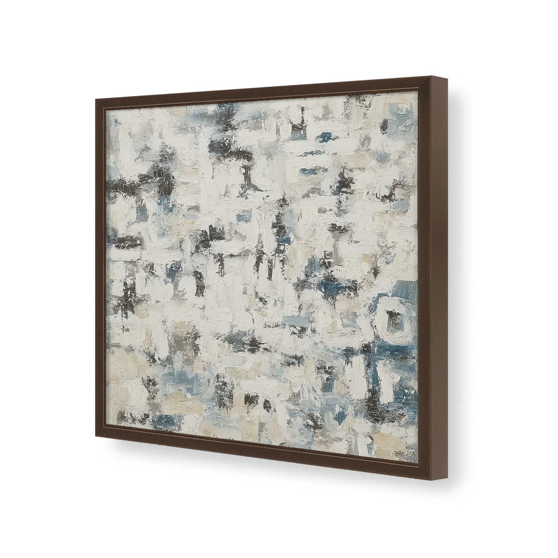 [Color:Espresso], Picture of art in a Espresso frame of the corner